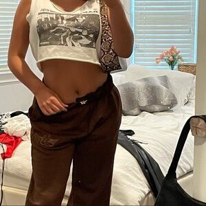 Brandy Melville Crop Tank White One Size